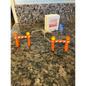 Dept 56 Village Construction Lights #52680 Works Perfectly!-MIB